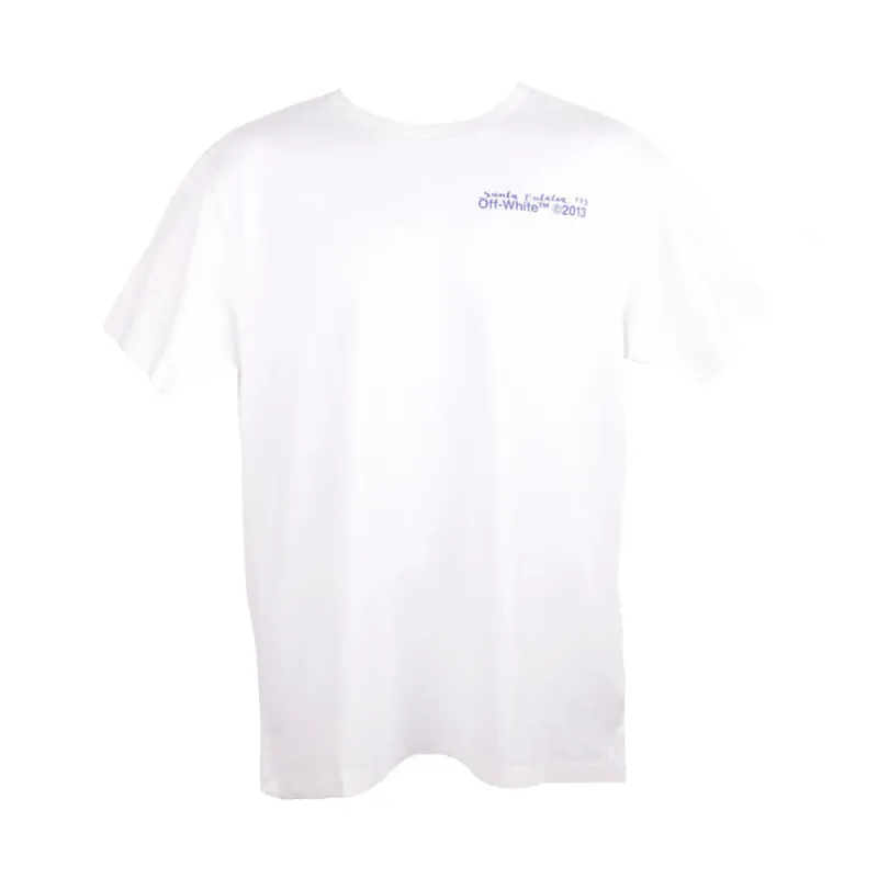 OFF-WHITE x Santa Eulalia Tee White/Blue sold by PLUS
