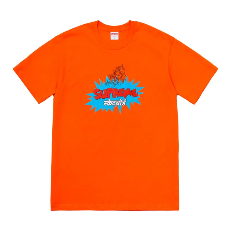 Supreme Ganesha Tee Orange sold by PLUS