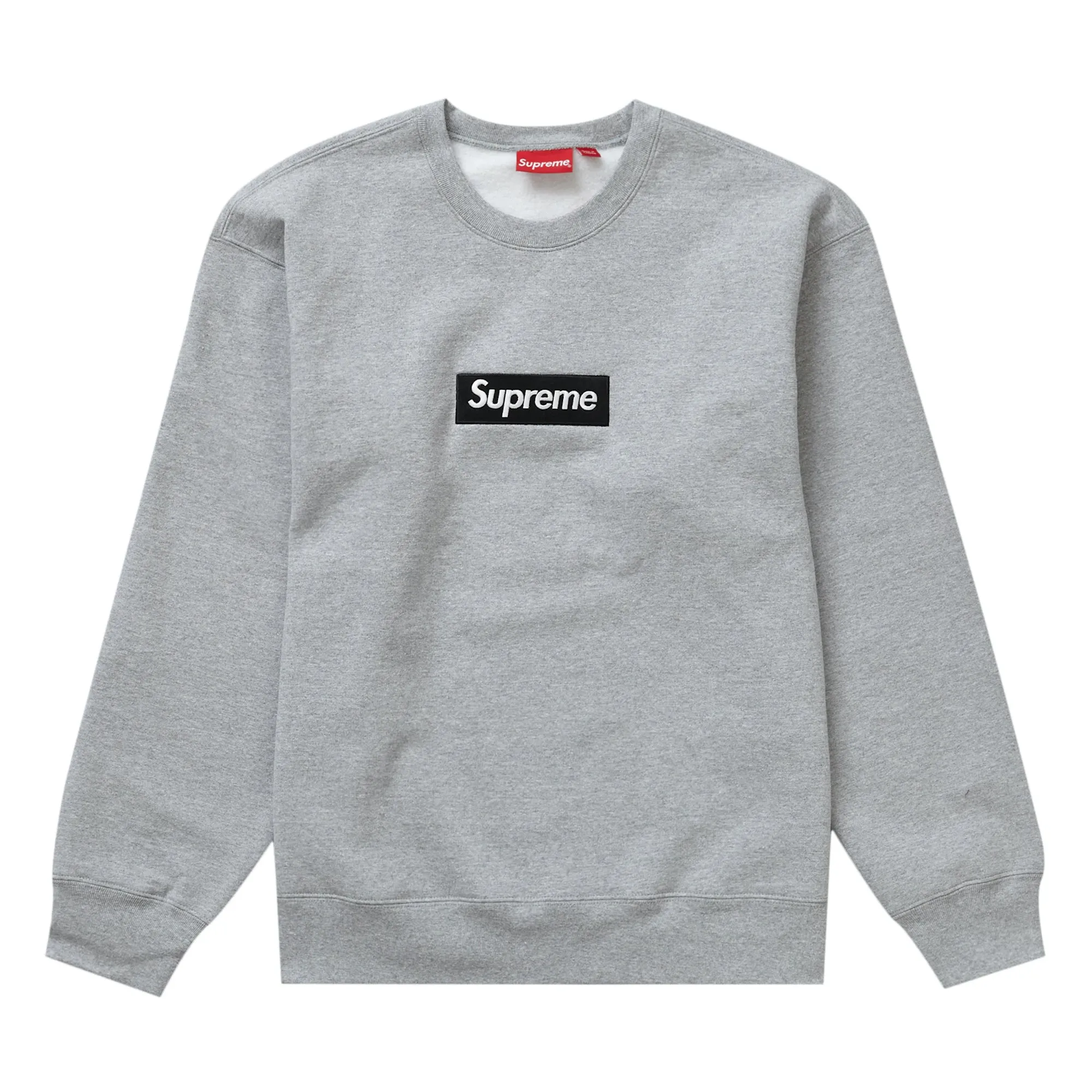 Supreme Box Logo Crewneck (FW22) Heather Grey sold by PLUS