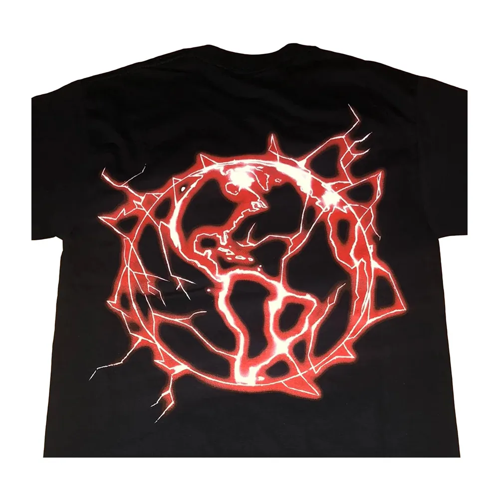 Revenge Red Lightning Tee Black sold by PLUS product image thumbnail 2