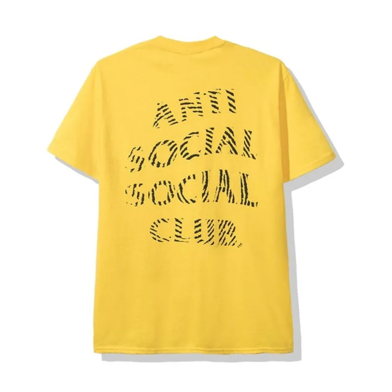 Anti Social Social Club Misprint Tee Yellow sold by PLUS