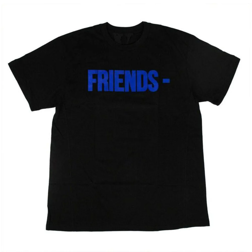 Vlone "Friends" Tee Black/Blue sold by PLUS