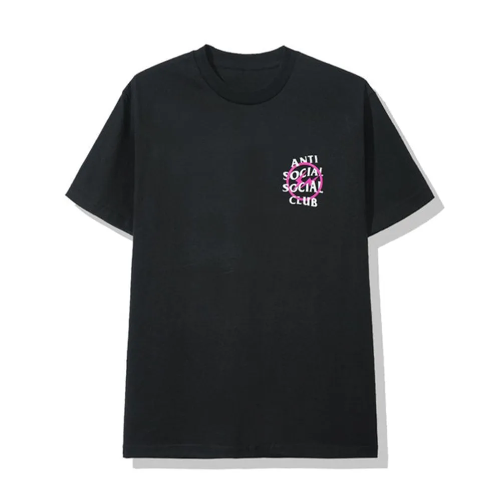 ASSC x Fragment Pink Bolt Tee Black sold by PLUS product image thumbnail 2