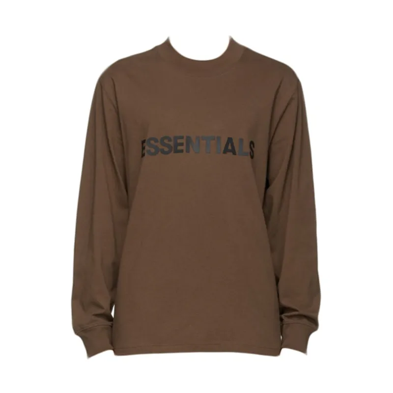 FOG ESSENTIALS 3D SILICON Applique Boxy L/S Tee Rain Drum sold by PLUS