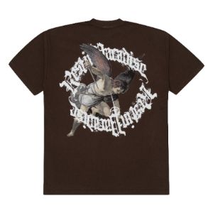 Revenge x Anuel St. Michael Tee Brown sold by PLUS