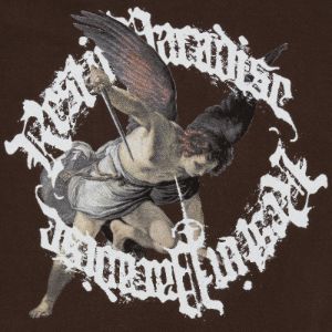Revenge x Anuel St. Michael Tee Brown sold by PLUS