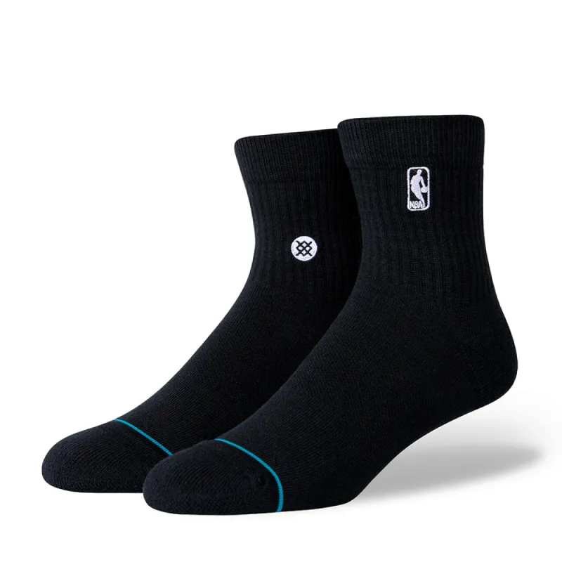 Stance NBA Logoman St Socks Black (1 Pack) sold by PLUS