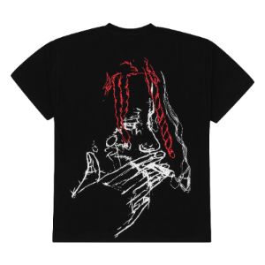 Revenge x Trippie Redd Smoke Tee Black sold by PLUS