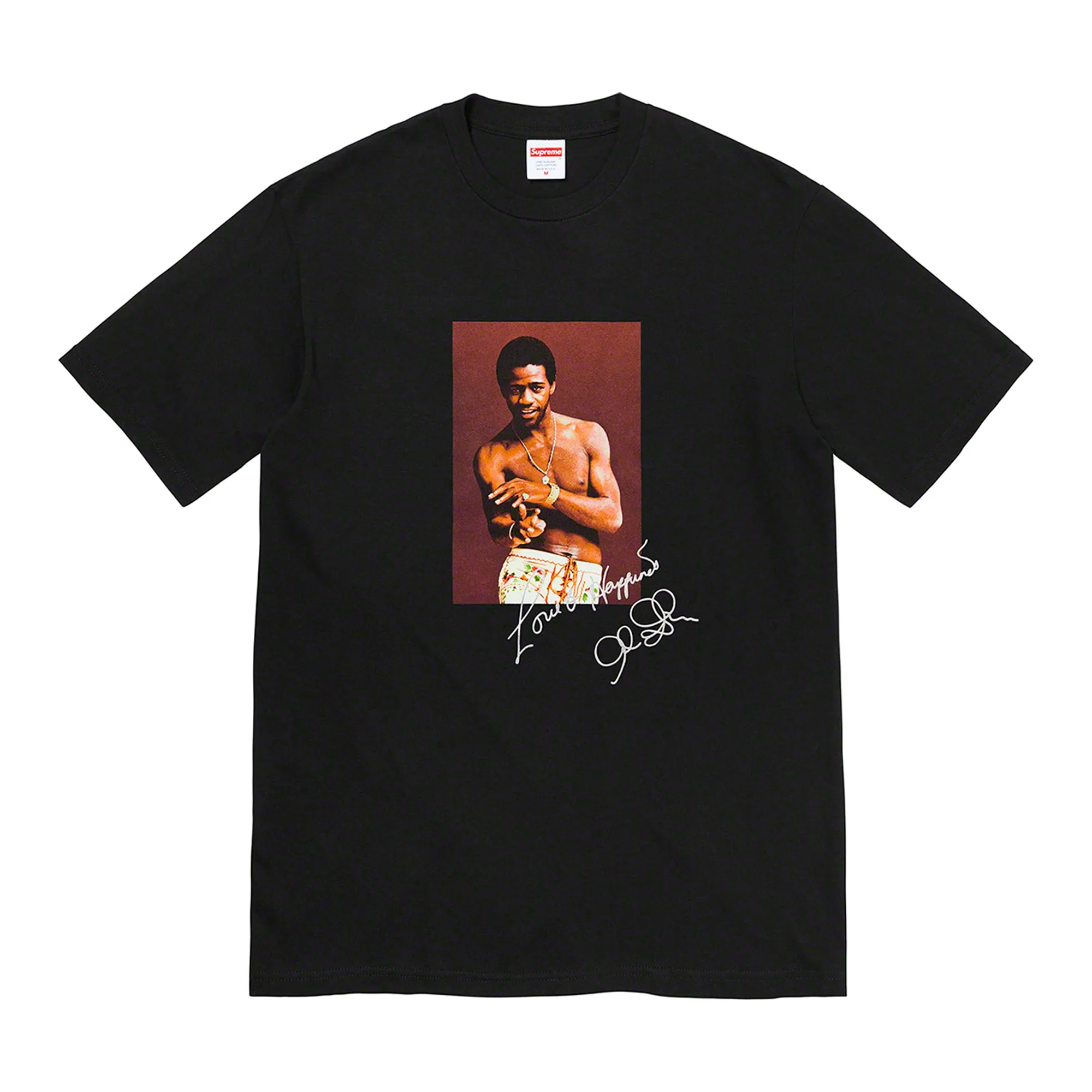 Supreme Al Green Tee Black sold by PLUS