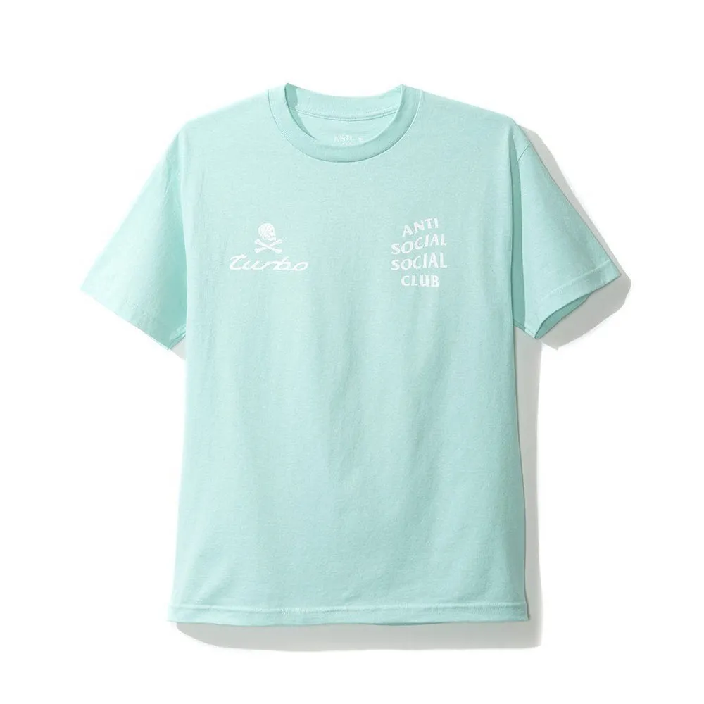 ASSC x Neighborhood 911 Turbo Tee Teal sold by PLUS