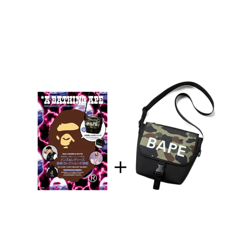 BAPE e-Mook Shoulder Bag & Magazine Set (AW20) sold by PLUS