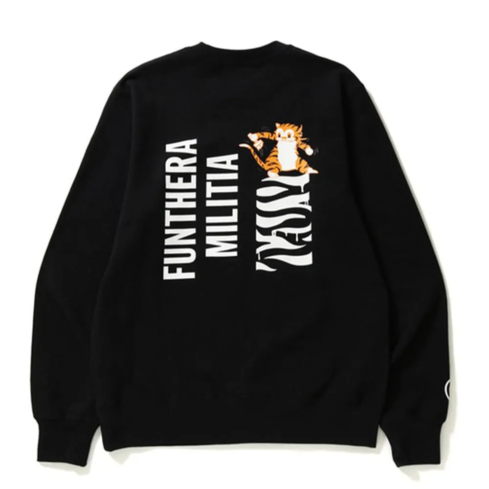 BAPE Tiger Crewneck Crewneck Black sold by PLUS product image thumbnail 2