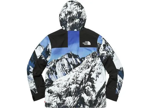 Supreme The North Face Mountain Parka Blue/White sold by PLUS product image thumbnail 3