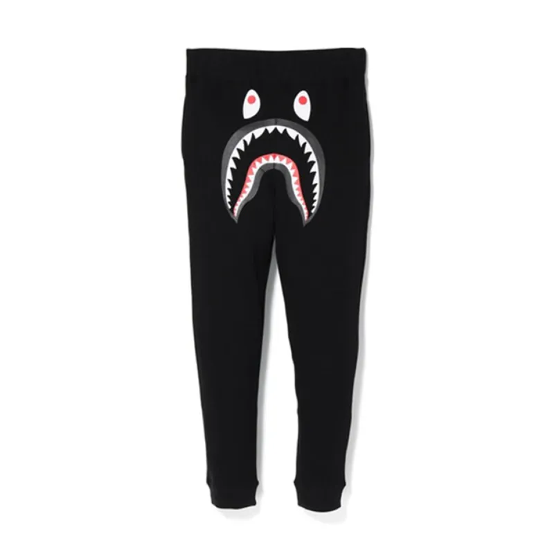 BAPE Shark Slim Sweatpants Black/Green sold by PLUS