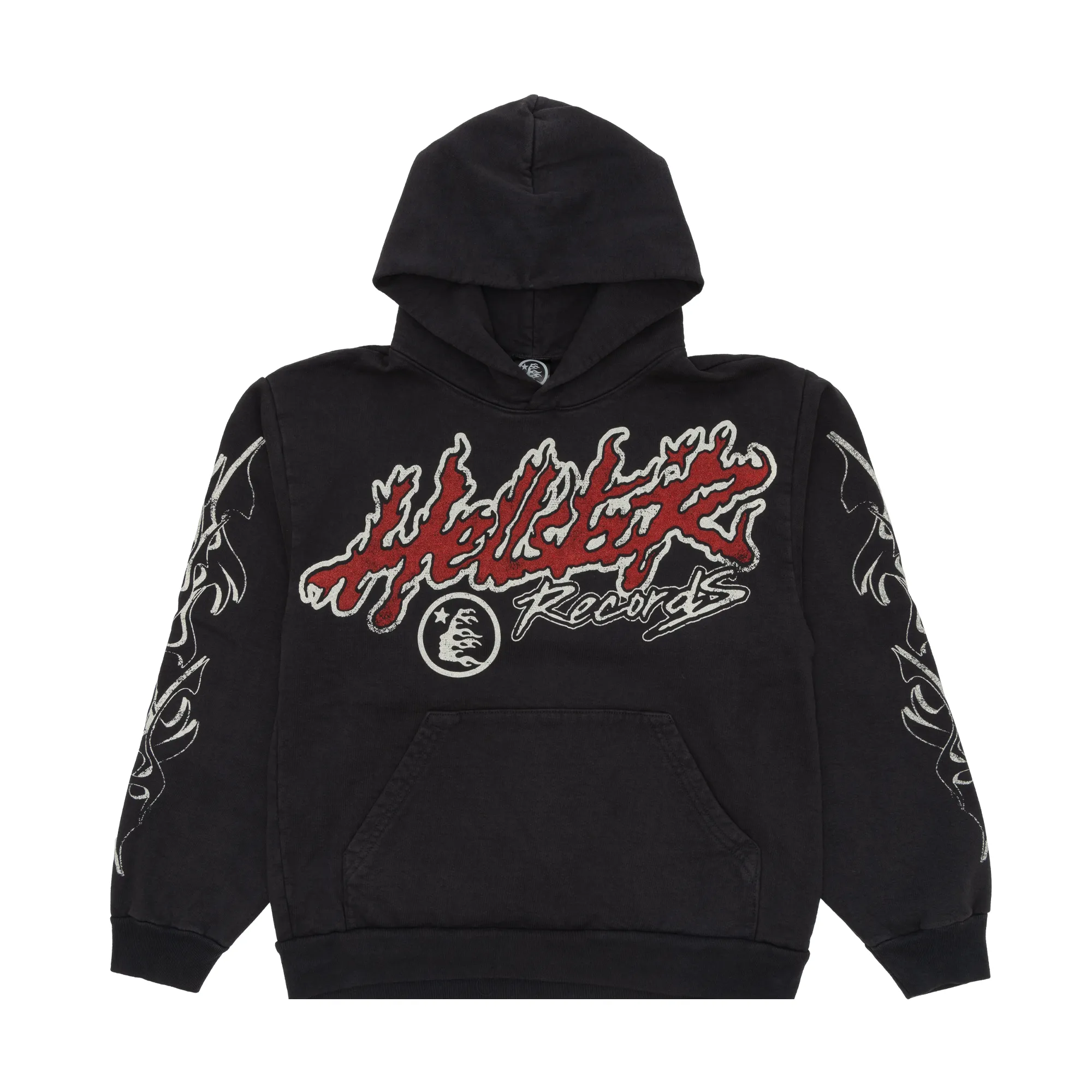 Hellstar Studios Records Tour Hoodie Washed Black sold by PLUS