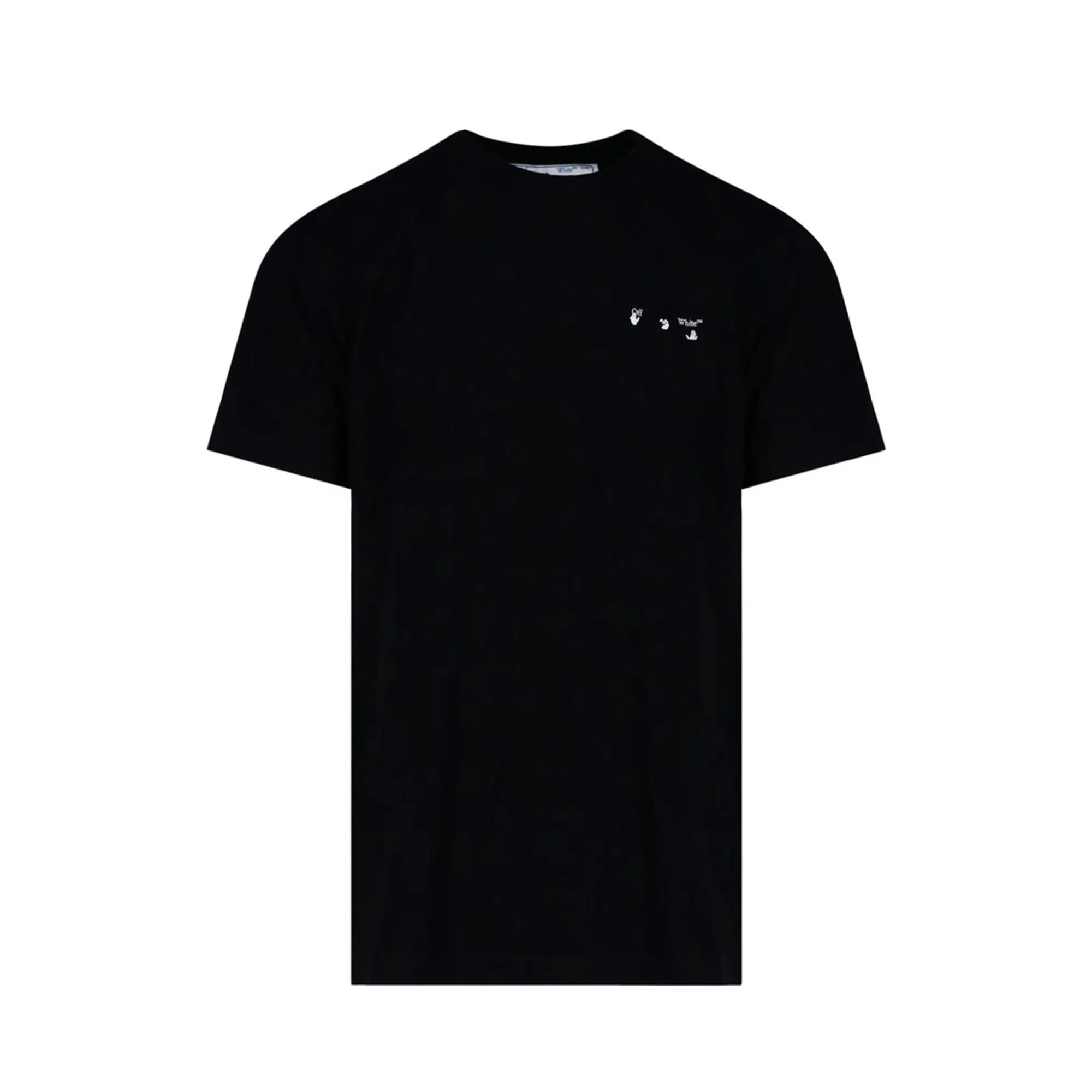 Off-White Logo S/S Slim T-Shirt Black sold by PLUS