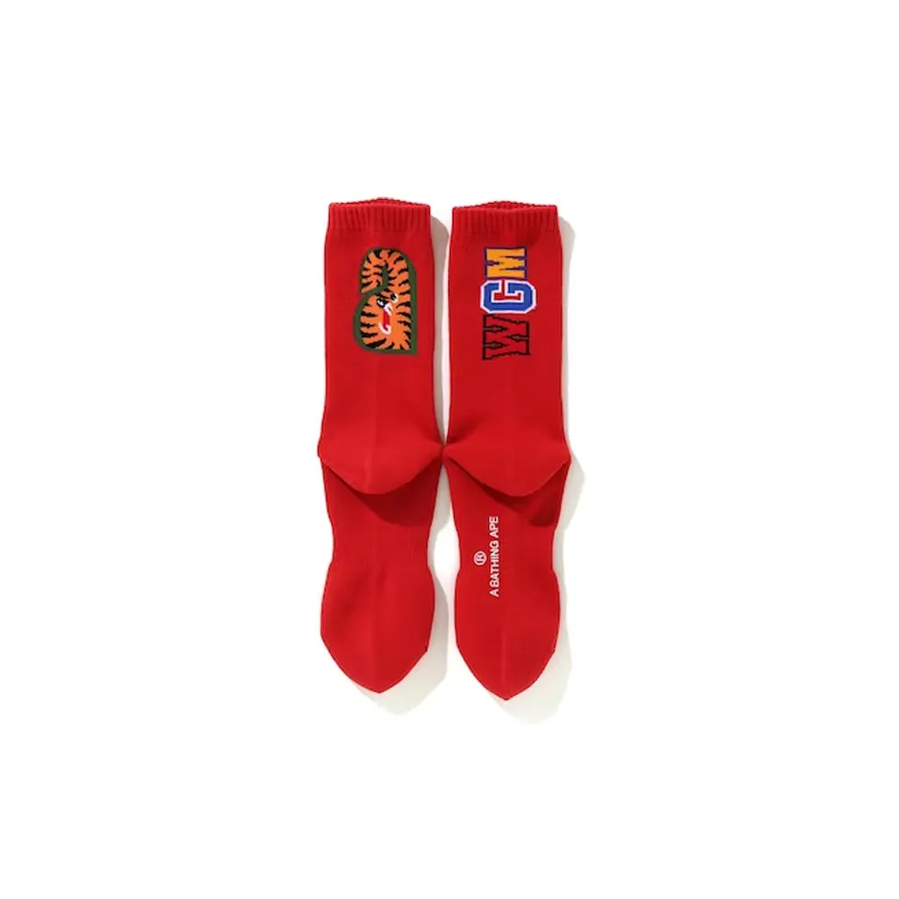 Bape WGM Shark Socks Red sold by PLUS product image thumbnail 3