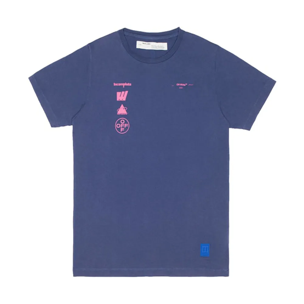 OFF-WHITE Mariana de Silva Over T-Shirt Blue sold by PLUS