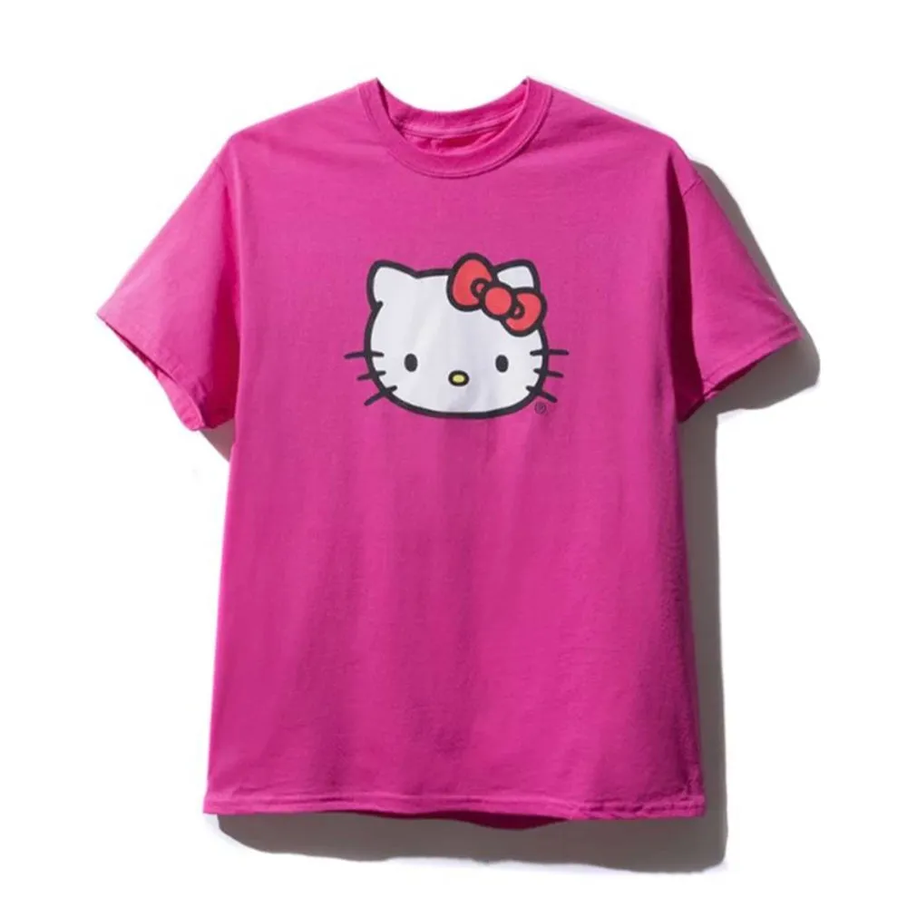 Anti Social Social Club Hello Kitty Tee Pink sold by PLUS
