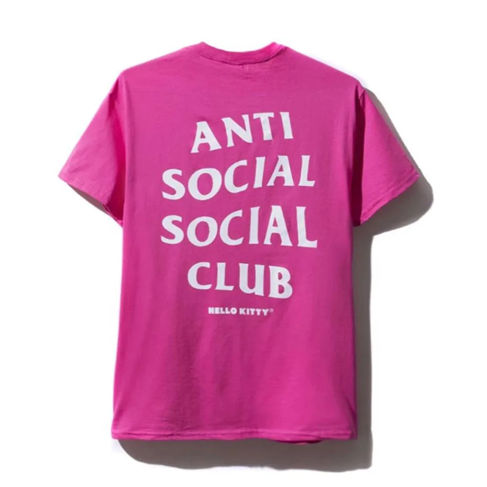 Anti Social Social Club Hello Kitty Tee Pink sold by PLUS product image thumbnail 2