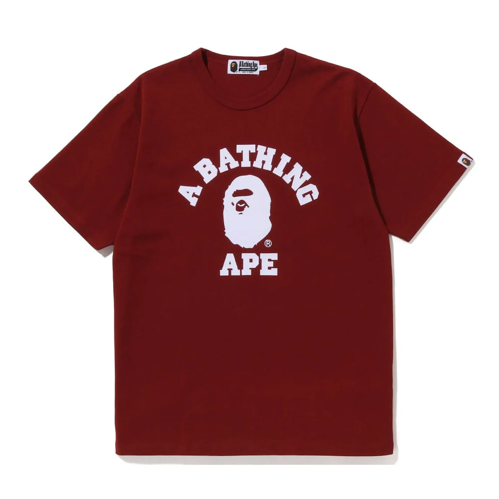 Bape College Heavy Weight Tee Red sold by PLUS