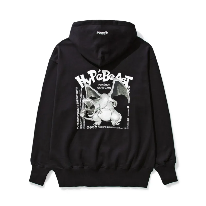 Hypebeast X Pokemon Charizard Hoodie Black sold by PLUS