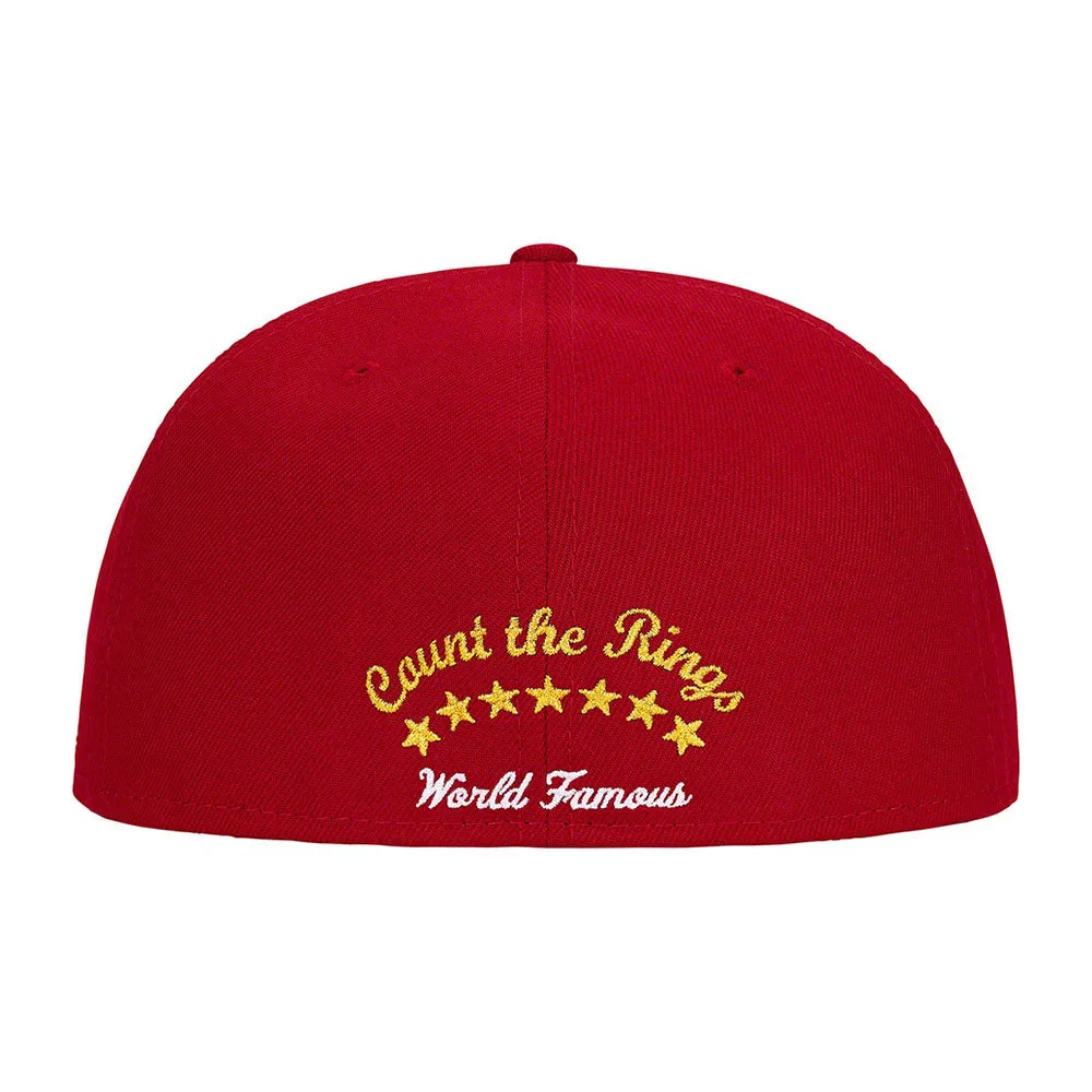 Supreme Undisputed Box Logo New Era Fitted Hat Dark Red sold by PLUS product image thumbnail 3