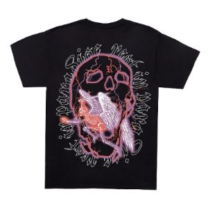 Revenge x Anuel Skeleton Angel Tee Black | Parallel