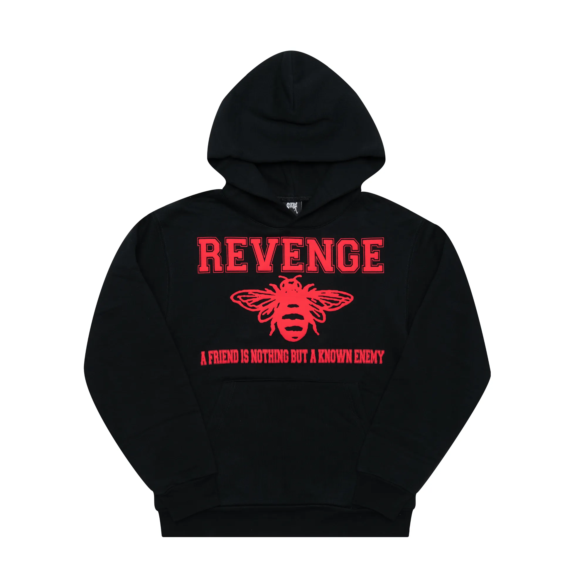 Revenge Friends Hoodie Black/Red sold by PLUS