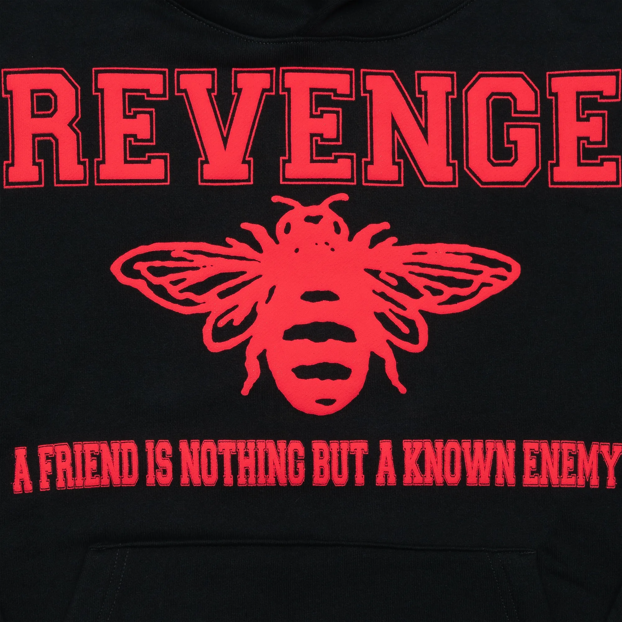 Revenge Friends Hoodie Black/Red sold by PLUS product image thumbnail 2