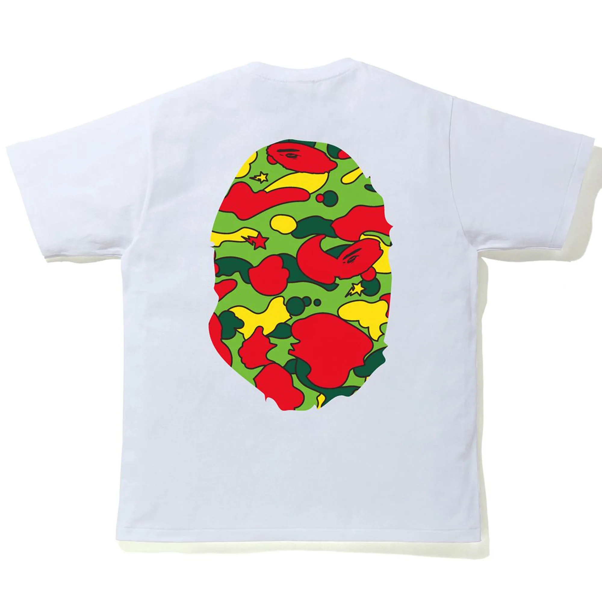BAPE Color Camo Big Ape Head Tee White/Multi sold by PLUS product image thumbnail 2