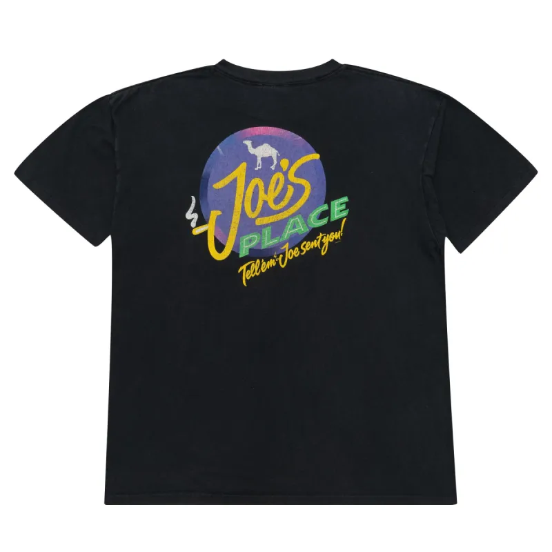 Camel Cigarettes "Joe's Place" Pocket Tee Black sold by PLUS