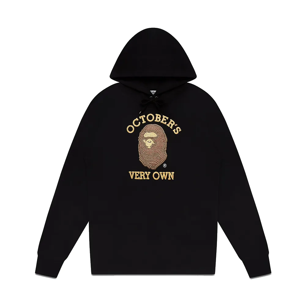 OVO x BAPE Subway Tile Hoodie Black sold by PLUS