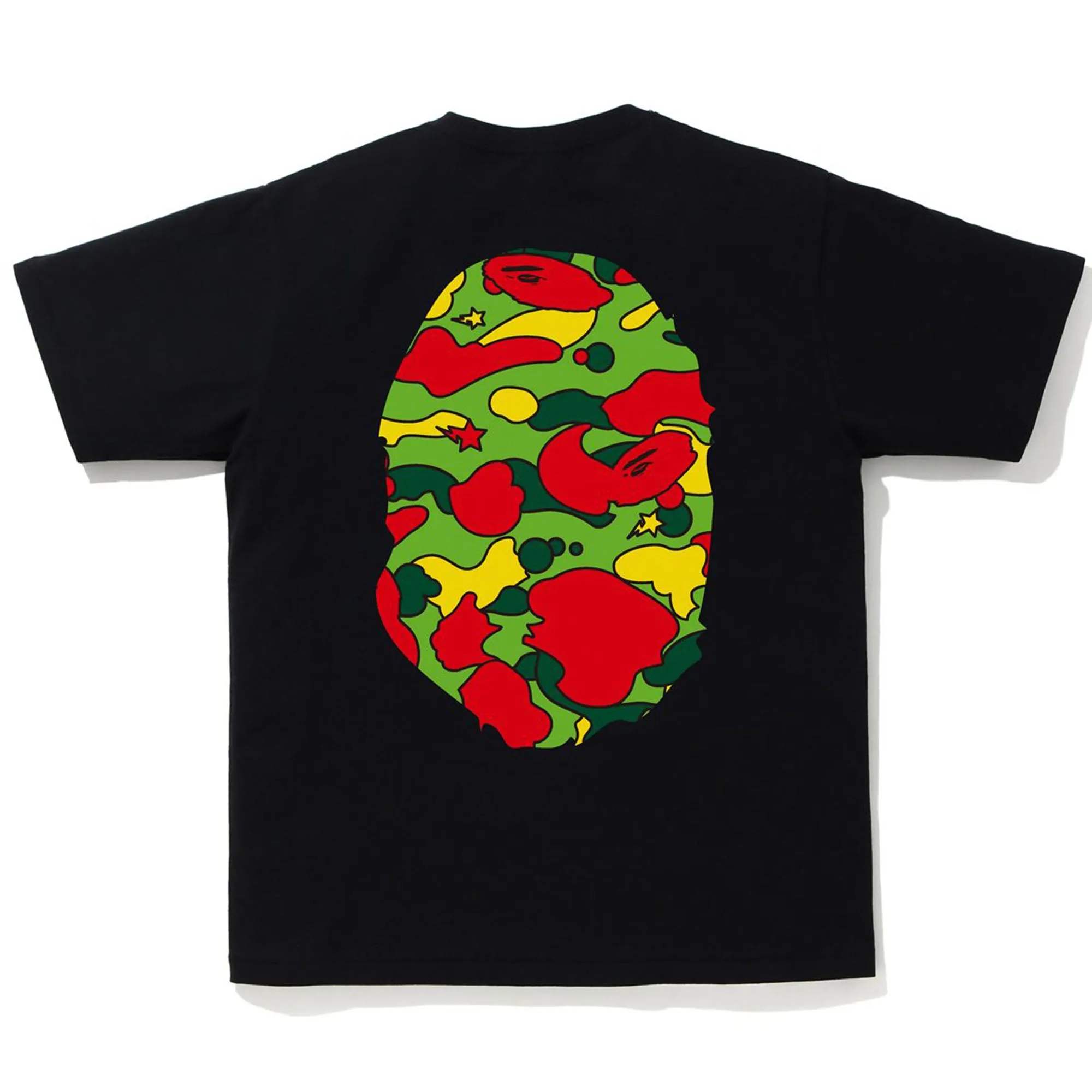 BAPE Color Camo Big Ape Head Tee Black/Multi sold by PLUS product image thumbnail 2