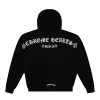 Chrome Hearts T Logo USA Shoulder Zip Up Hoodie Black sold by PLUS