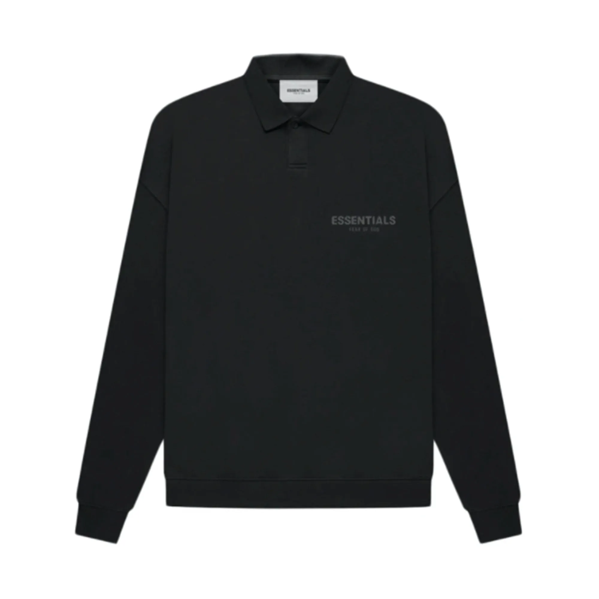 FOG Essentials Core Collection L/S Polo Black (FW21) sold by PLUS