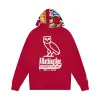 OVO x BAPE Camo Shark Reversible Full-Zip Hoodie Red sold by PLUS