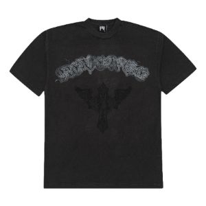 Revenge x Anuel Skeleton Angel Tee Vintage Grey | Parallel