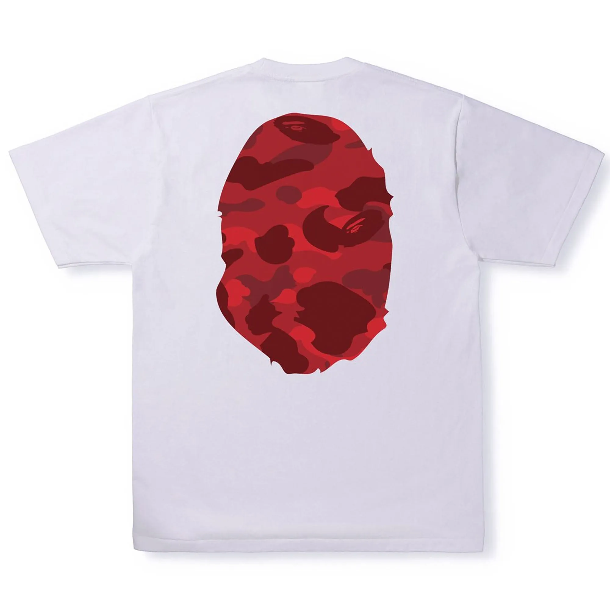BAPE Color Camo Big Ape Head Tee White/Red sold by PLUS product image thumbnail 2