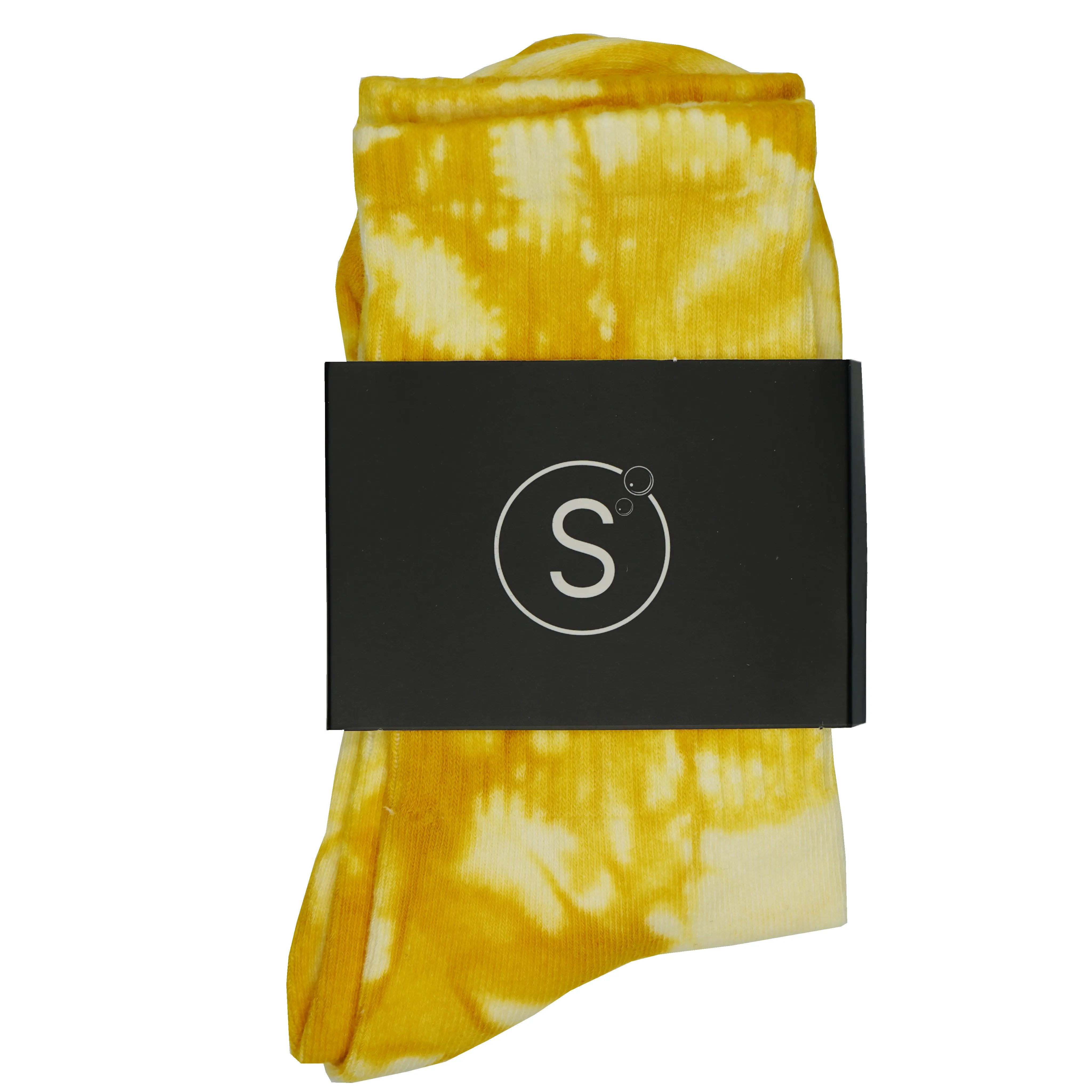 Sole Tie Dye Crew Socks Yellow sold by PLUS product image thumbnail 3
