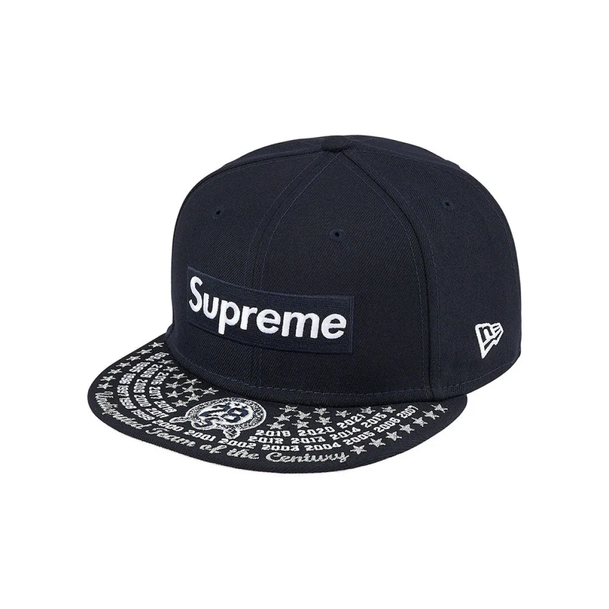 supreme Championship Box Logo New Era® Supreme Championships Box Logo New Era Fitted Hat Black