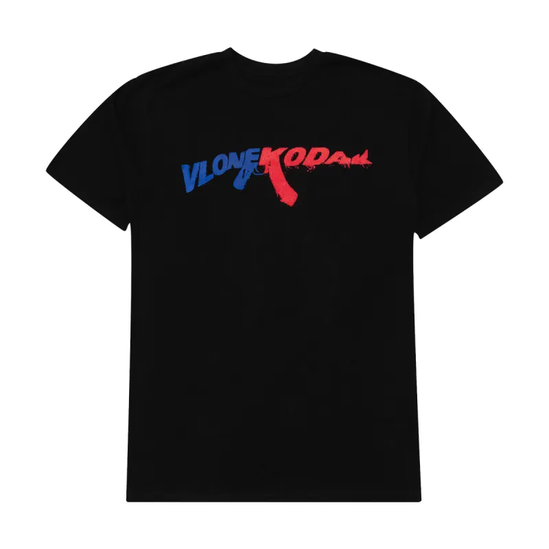 Kodak Black x Vlone 47 T-shirt Black sold by PLUS