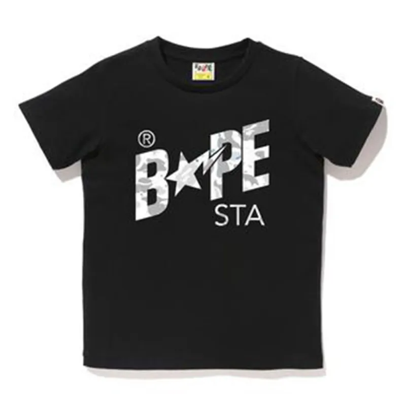 BAPE Space Camo STA Logo Tee (Ladies) Black sold by PLUS