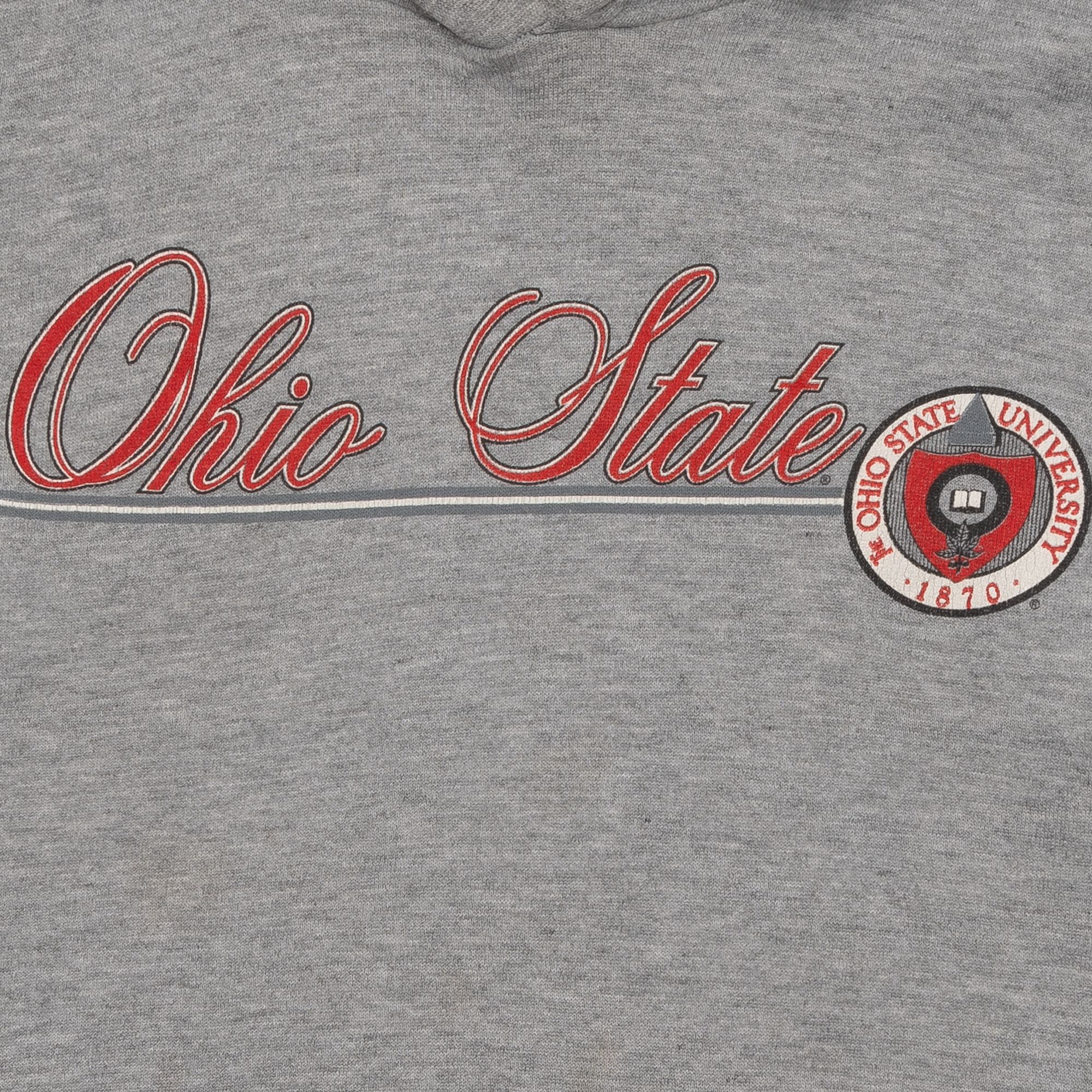 Ohio State Script Crest Hoodie Grey sold by PLUS product image thumbnail 2
