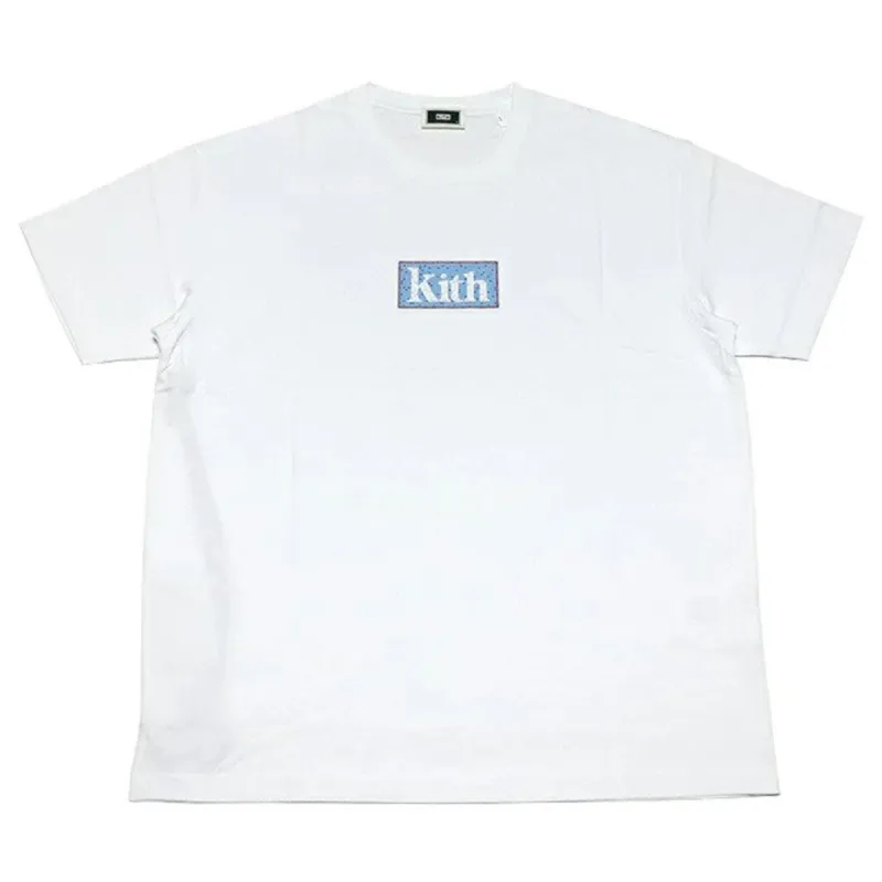 Kith Mosaic Box Logo Tee White sold by PLUS