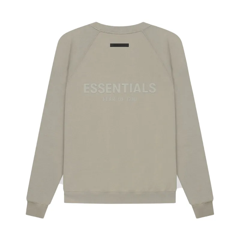FOG ESSENTIALS Pull Over Crewneck Moss/Goat (SS21) sold by PLUS