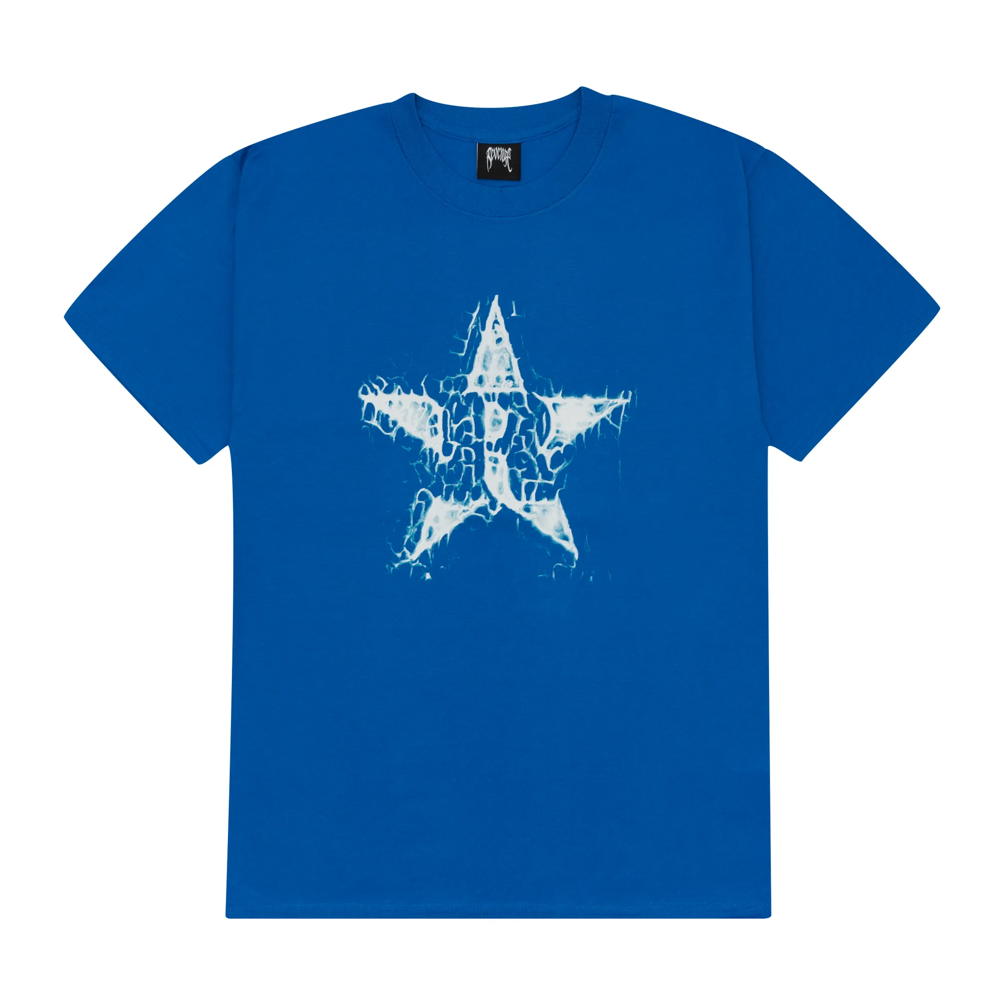 Revenge Star Tee Blue sold by PLUS