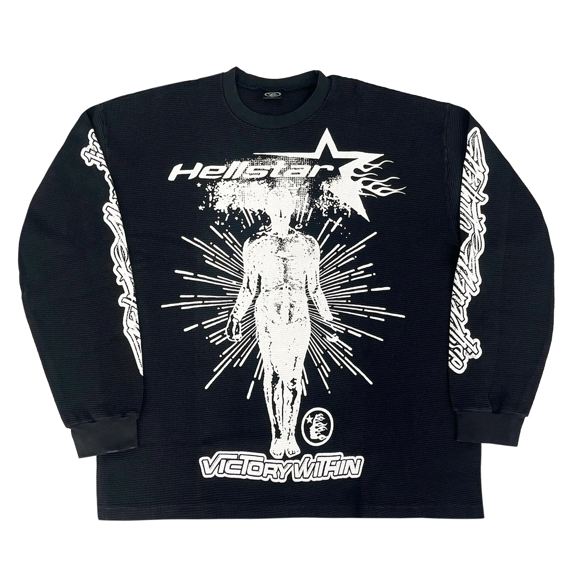 Hellstar Studios Victory Thermal L/S Tee Black sold by PLUS