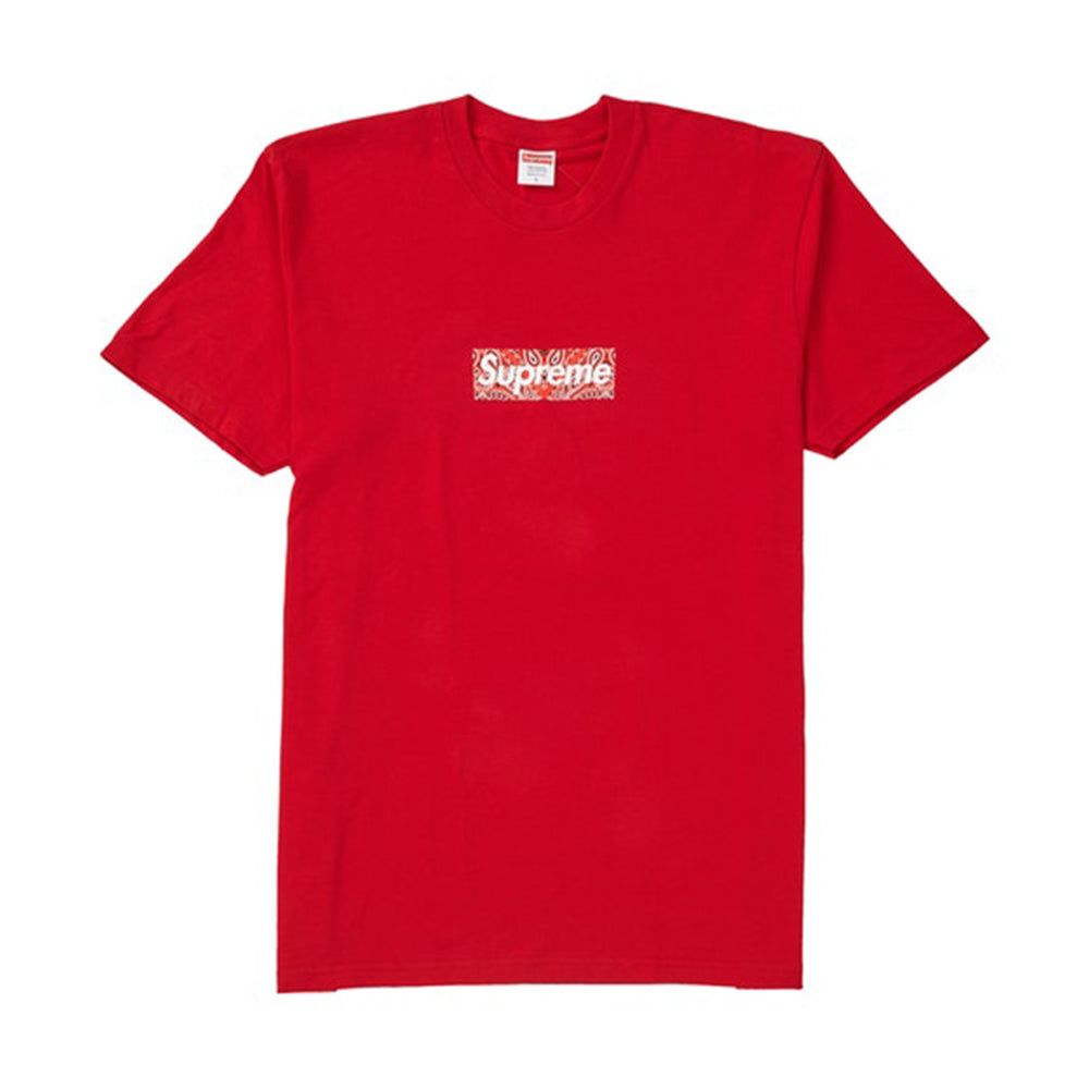 Supreme Bandana Box Logo Tee Red sold by PLUS