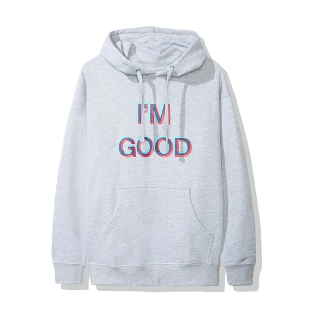 Anti Social Social Club I'm Good Hoodie Grey sold by PLUS product image thumbnail 2